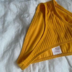 Yellow Marigold Swim Bottoms (Target)